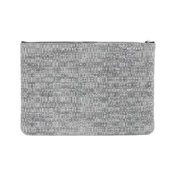 CHANEL Gray Deauville Pouch - Picture 2 of 6
